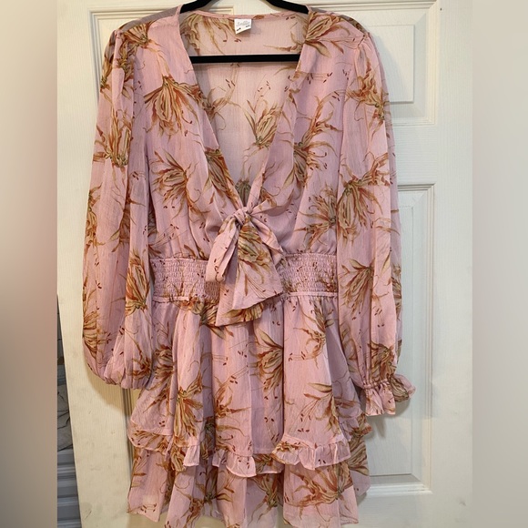 Lily print tie dress - Picture 9 of 9